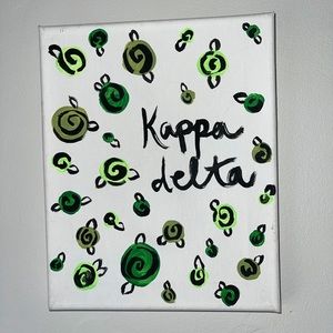 Kappa Delta Hand Painted Canvas
